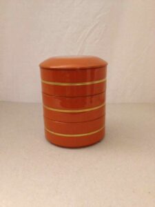 Lacquered stacked box