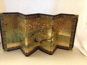 Miniature Japanese screen