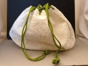 Fabric kimono purse