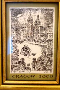 Framed cartoon