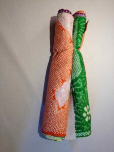 Six pieces of Shibori fabrics
