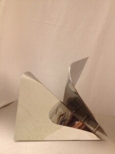 Sculpture in stainless steel