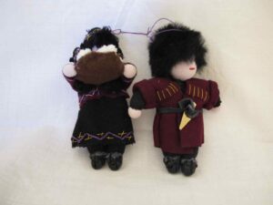 Pair of Georgian puppets