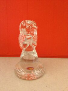 Glass angel figurine