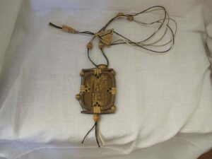 Necklace in birch bark