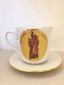 Cup with saucer