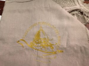 Tablecloth in linen