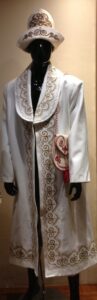 White cloak (shapan)  and hat (aiyr kalpak)