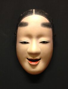 Noh mask of  Koomote