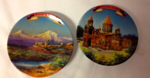 Two souvenir magnets (Armenia)