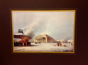 Photo reproduction of The Zimniy Palace in St. Petersburg