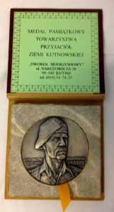 Medallion representing Gen. Wtadystaw Anders
