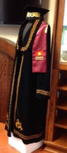 Ceremonial cap and gown
