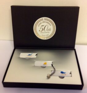 Set of three USB keys from Josai University, Tokyo