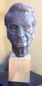 Bronze bust of Antonietta Gazzini Del Bianco