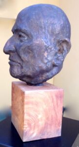 Bronze bust of Romualdo Del Bianco