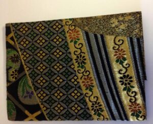 Fabric covered notebook