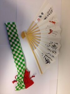 Fan in a cloth case