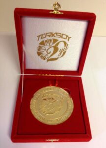 Commemorative medallion Turksoy