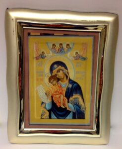 Framed photo of Russian icon