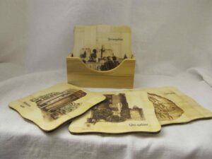 Nine souvenir coaster sets (Azerbaijan)