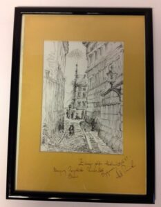 Bydgoszcz Stare Miasto pen drawing