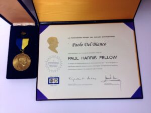 85- ROTARY CLUB -Paul Harris Fellow Recognition