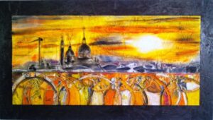 Painting “Ethnic hug”