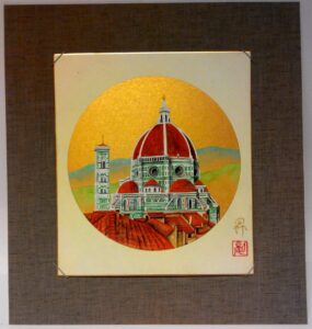 Painting of Santa Maria del Fiore in Florence