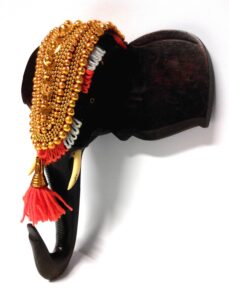 Decorated Elephant Face – Wall Hanging