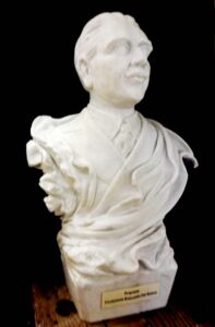 Marble bust of Roberto Longhi