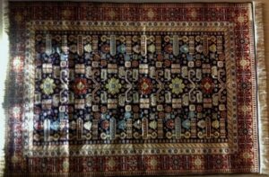 Silk carpet MAGICAL KNOTS