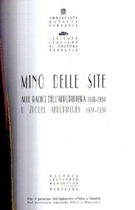 MINO DELLE SITE. Alle radici dell’aeropittura 1931-1934