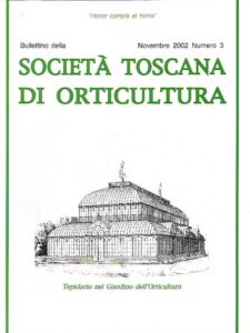 Bullettino della SOCIETA’ TOSCANA DI ORTICULTURA
