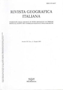 REVISTA GEOGRAFICA ITALIANA