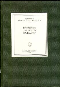 Quaderni dell’ Archivio storico, N 8. INVENTARIO DEL FONDO JIRI PELIKAN.