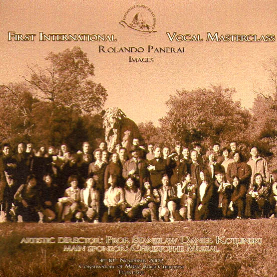 FIRST INTERNATIONAL VOCAL MASTERCLASS. ROLANDO PANERAI – Images