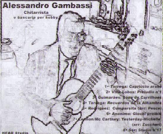 Alessandro Gambass: Recital di Chitarra Classica