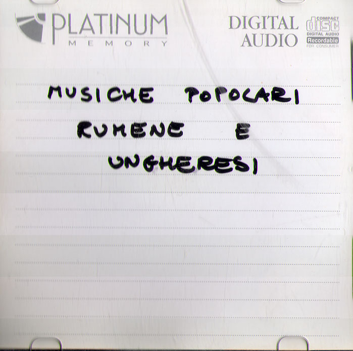 Musiche popolari rumene e ungheresi