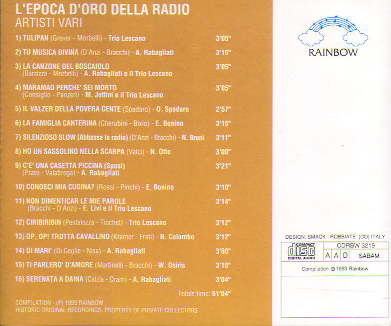 L’epoca d’oro della radio