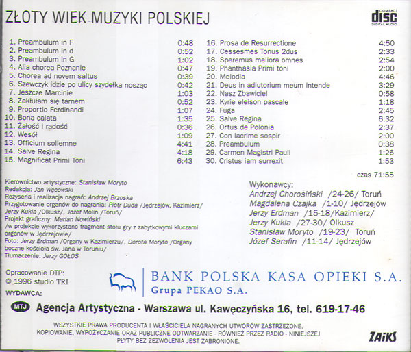 Zloty wiek muzyki polskiej