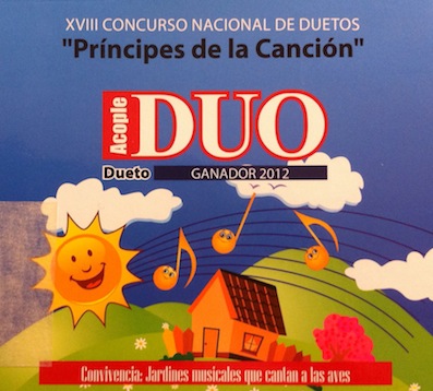 Convivencia: Jardines musicales que cantan a las aves: Acople Duo. Dueto Ganador 2012