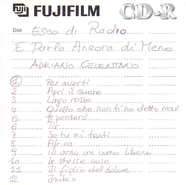 ADRIANO CELENTANO – ESCO DI RADIO E PARLO ANCORA DI MENO