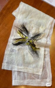 Felted textile (white)
