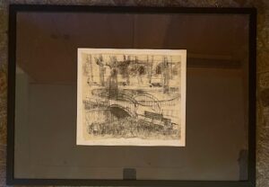 Il ponte e Planty a Cracovia