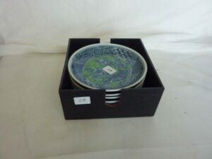 Set di 5 piattini verdi kosen.